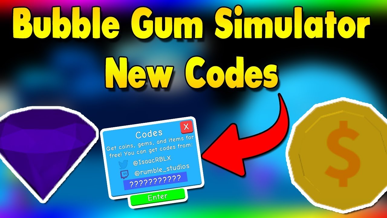 Codes | Bubble Gum Simulator Wiki | Fandom