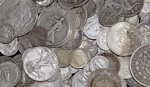 US Silver Coin Melt Values - How Much Silver in Coins are Worth