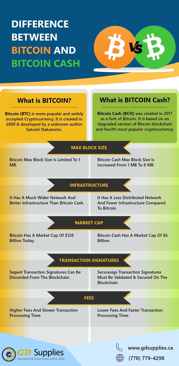 Bitcoin vs Bitcoin Cash: What's the Difference? | CoinCodex