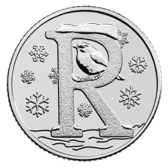 Ten Pence R - Robin, Coin from United Kingdom - Online Coin Club