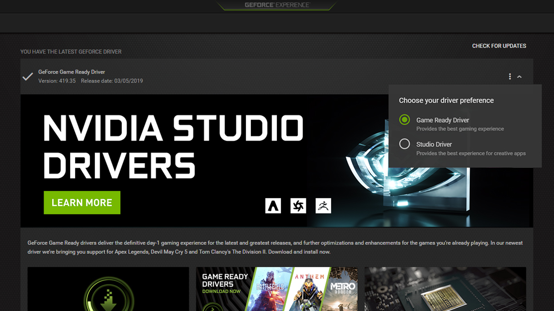 Драйверы GeForce Game Ready | NVIDIA GeForce