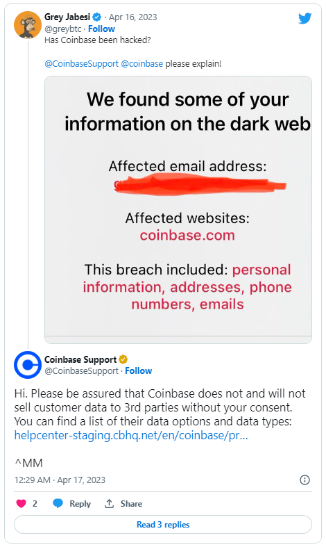 Coinbase Sued by Customer Who Says Exchange Refused to Reimburse Him for $96K Lost in Hack