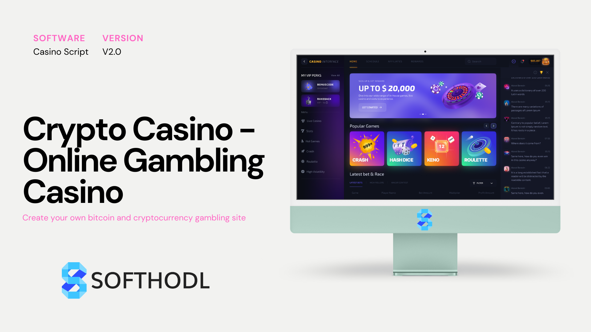 TG Casino Clone Script - To Build Your Crypto gambling platform like TG Casino