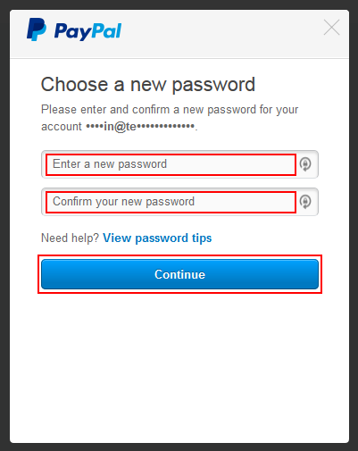 I forgot my password. How do I reset it? | PayPal KE