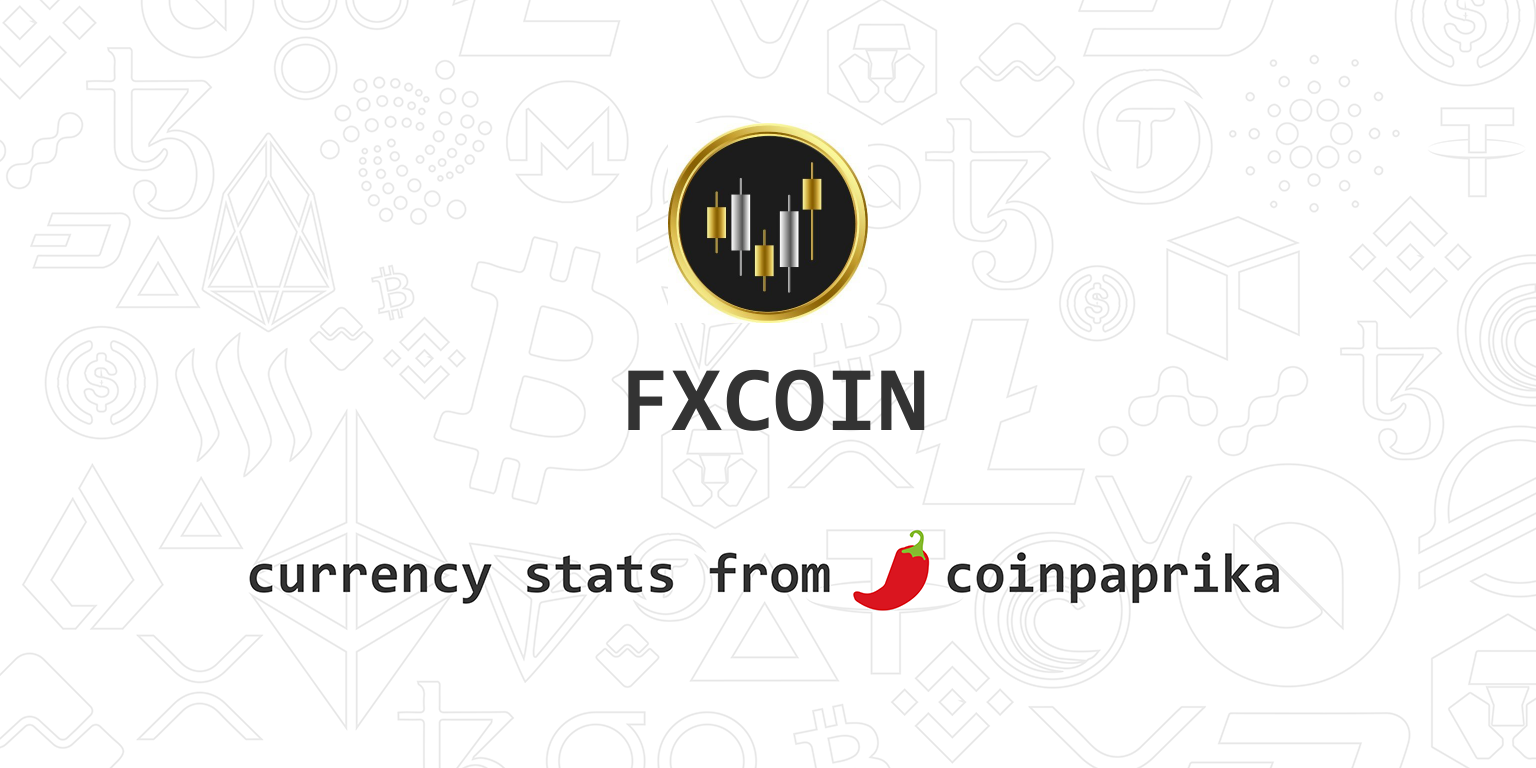 FXCoin Price Today - FXC to US dollar Live - Crypto | Coinranking