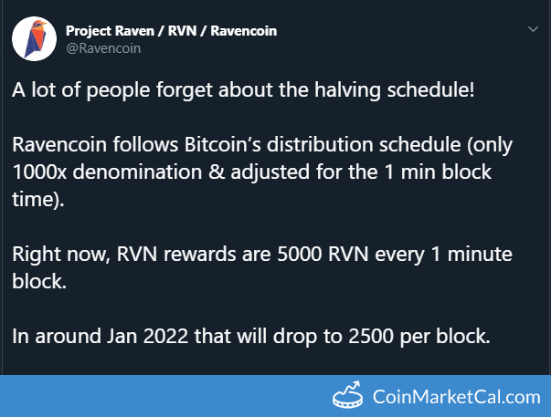 The Next Ravencoin Halving Date & RVN Halving Countdown