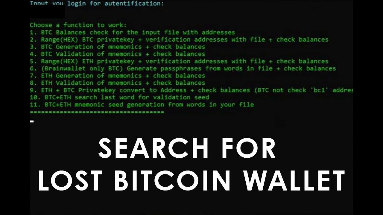 SEARCHING FOR LOST BITCOIN WALLETS - DSXchange