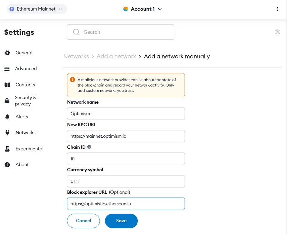 Adding Optimism to MetaMask: A Step-By-Step Guide