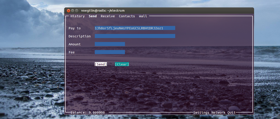 Ubuntu Manpage: electrum - Lightweight bitcoin client