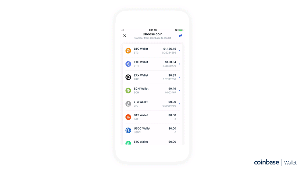 How To Transfer Crypto Funds From Coinbase to Coinbase Wallet