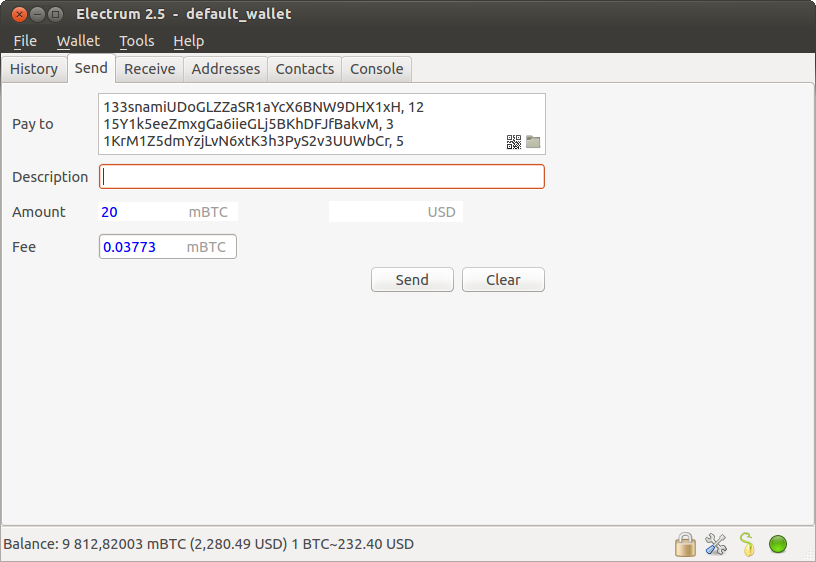 Tails - Exchanging bitcoins using Electrum