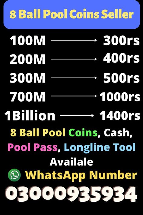 Buy 8 ballpool coins pakistan APK (Android App) - Free Download