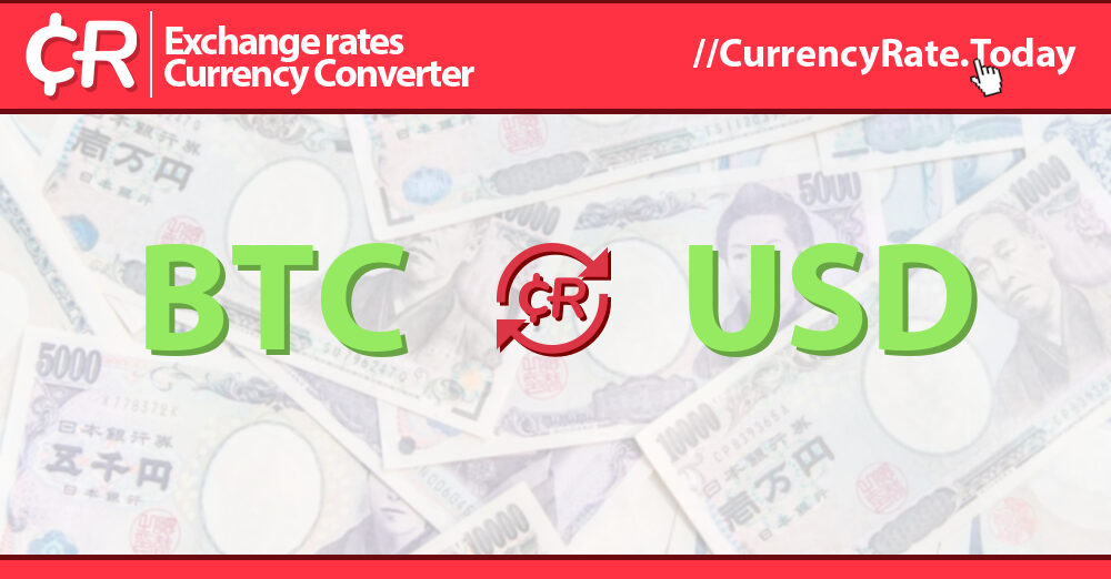 1 BTC to USD - Bitcoin to US Dollar Converter - cryptolog.fun