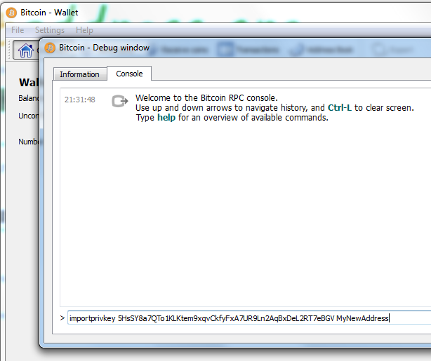 Wallet import format - Bitcoin Wiki