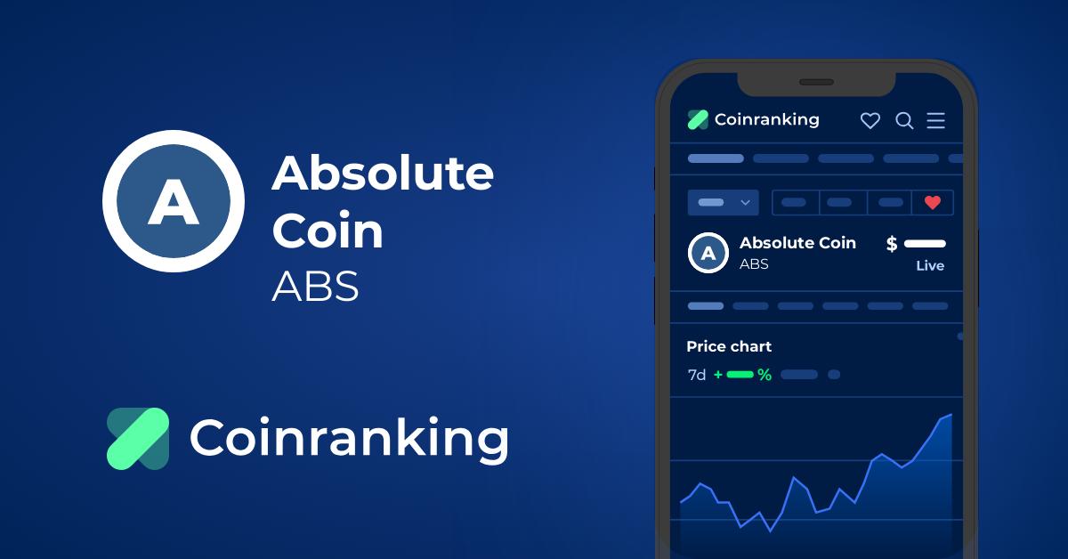 All Exchanges Listing Absolute Coin (ABS) | Coinranking