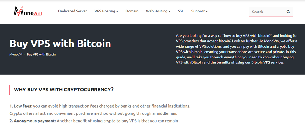 Massive list of Bitcoin-friendly VPS providers