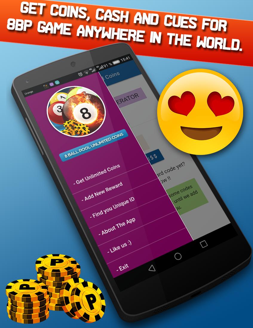 8 Ball Pool Free Coins -Cues Reward Links - Mosttechs