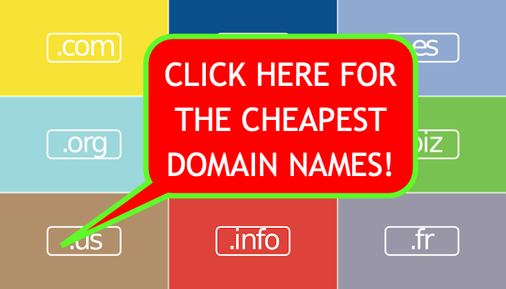 Cheap domain names | Compare the top 10 domain registrars prices
