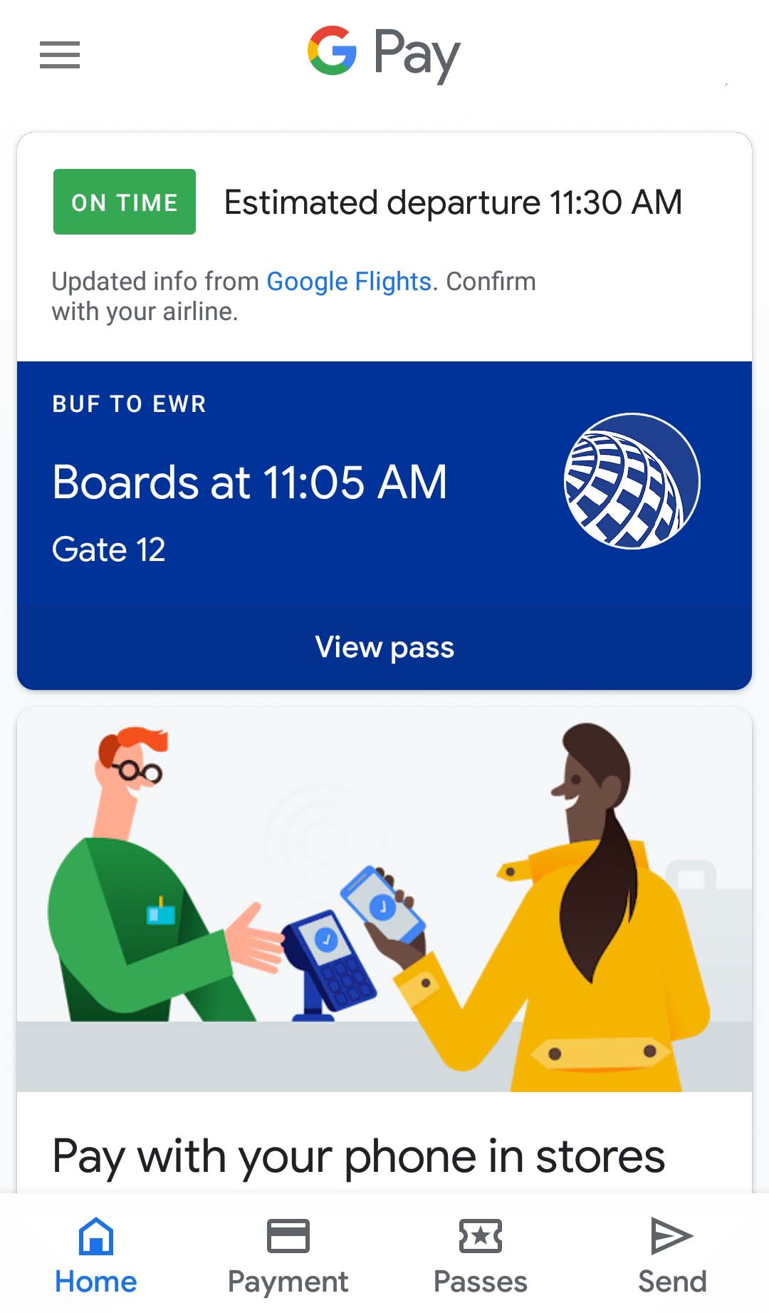 How to quickly add a boarding pass to Google Wallet with a screenshot