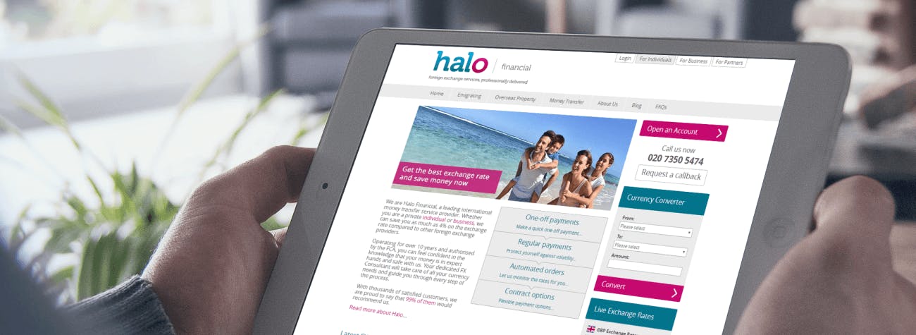 Halo Financial fantastic UK Austrlian exchange rates