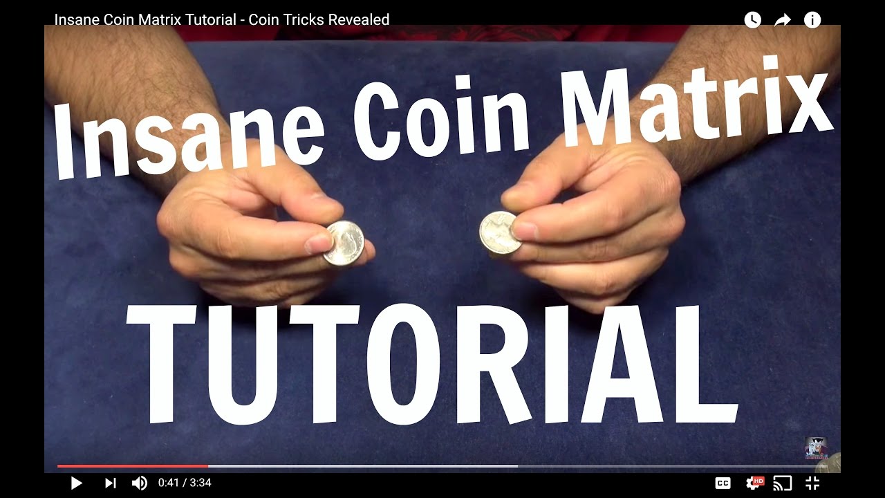 Coin Matrix Magic Trick Tutorial - Easy Card Trick Revealed - The Card Trick Teacher