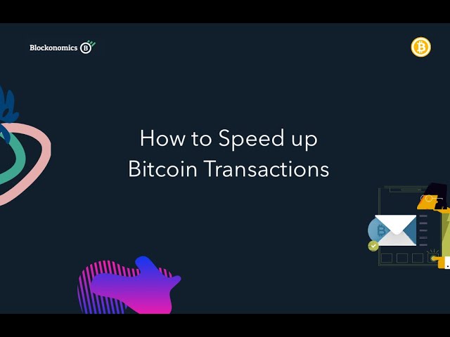 How to Speed Up Bitcoin Transfers Using Replace-By-Fee (RBF)