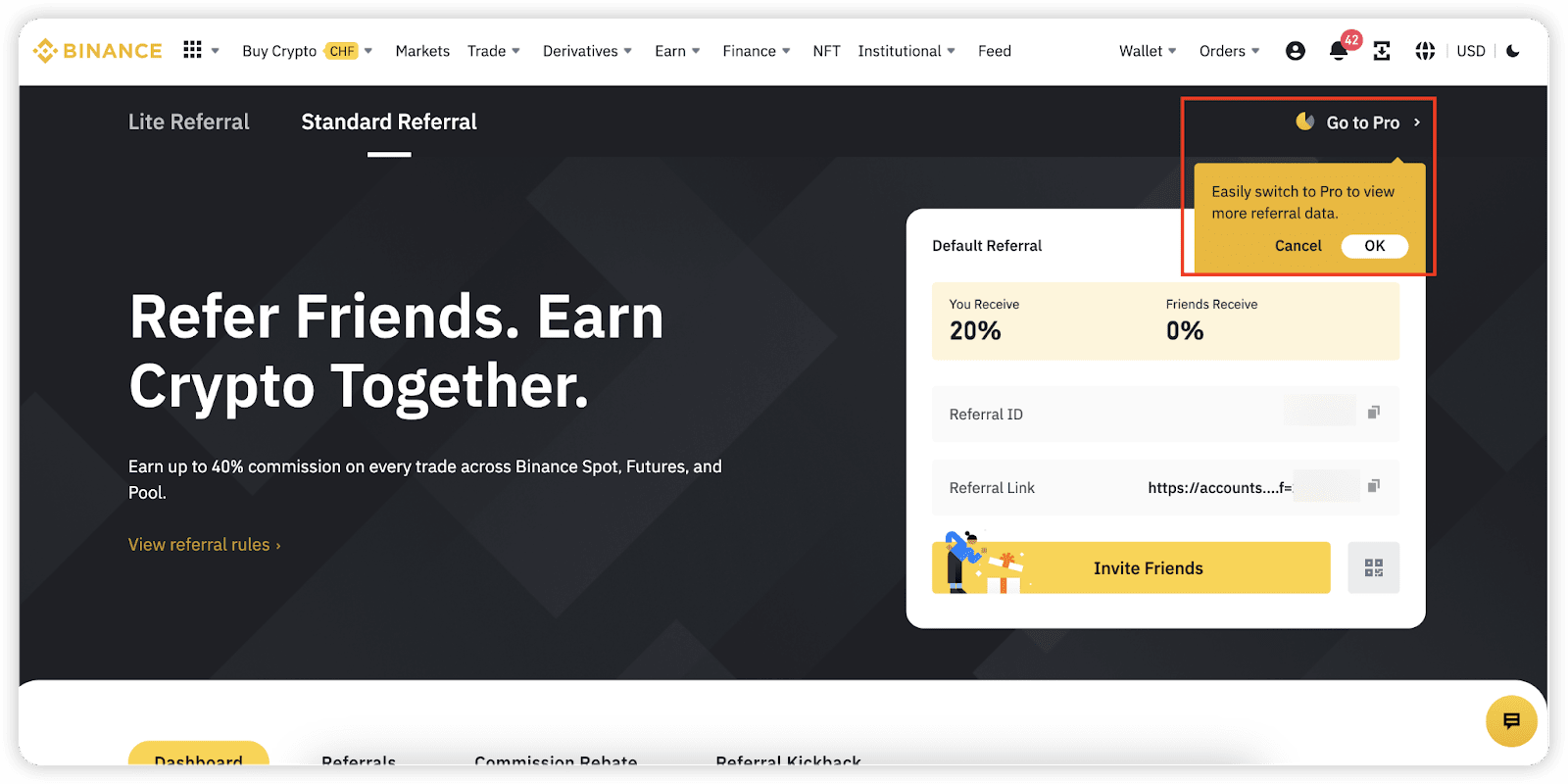 Binance Referral Code Refer Friends And Get USDT Trading Fee Credit Each. - Coincu