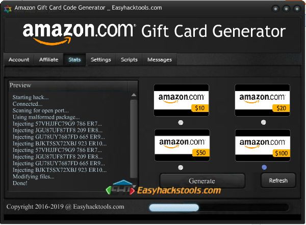 Amazon Gift Card Generator