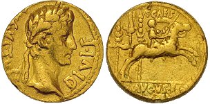 Super rare Roman gold coin of the Emperor Augus | Noonans Mayfair