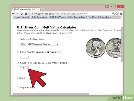 90% Silver Coin Calculator (Live Silver Price)