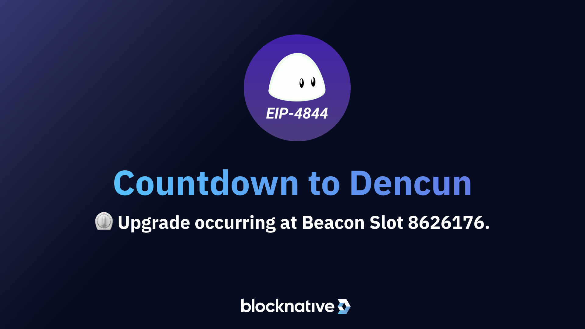 Ethereum Dencun Upgrade Countdown