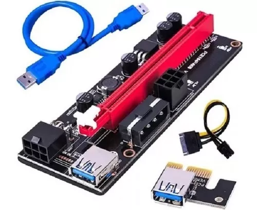 Delock Products Delock Riser Card PCI Express x1 > x16 with 60 cm USB cable