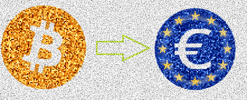 Bitcoin to Euro or convert BTC to EUR