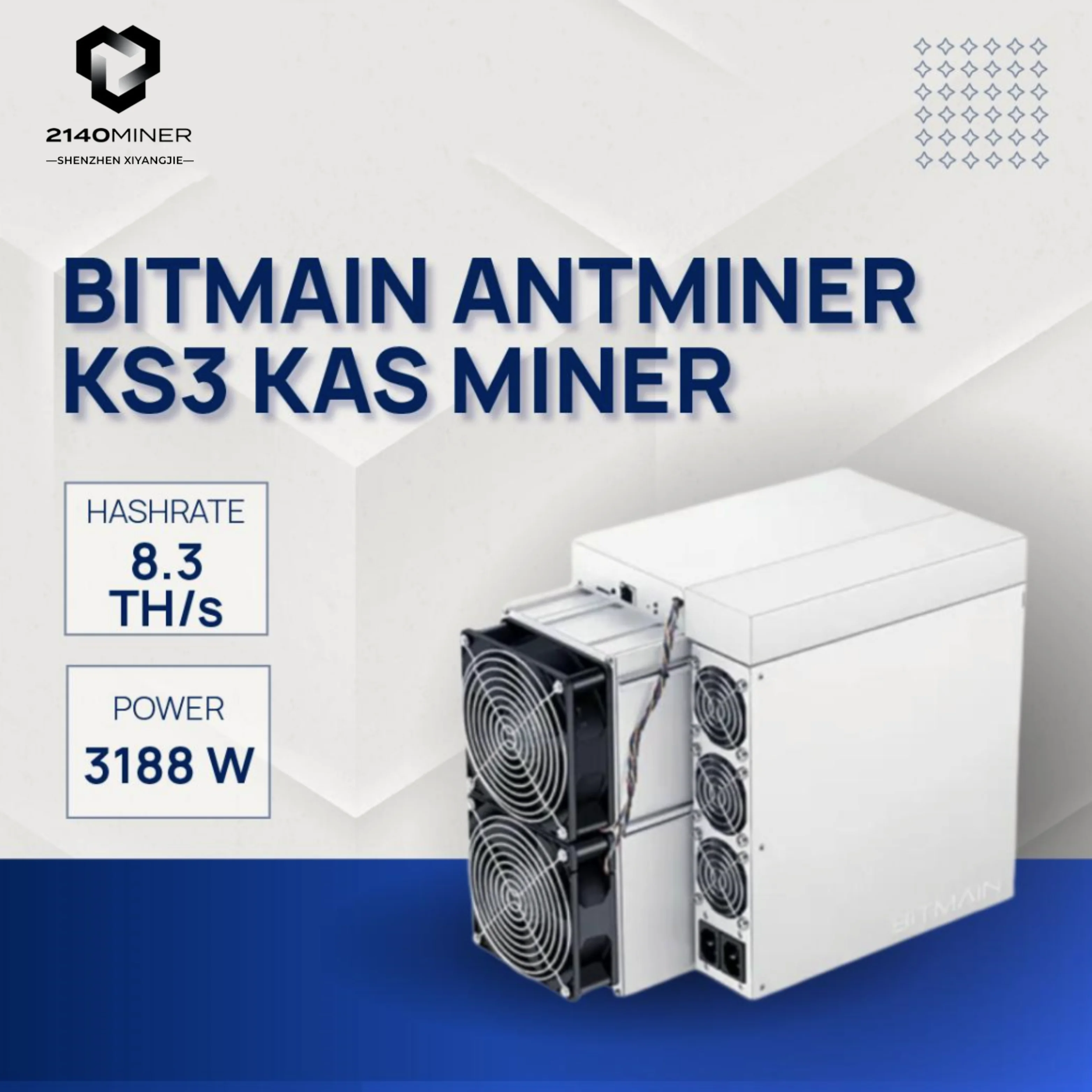 BITMAIN Antminer KS3 T kaspa KAS Miner - BITMARS