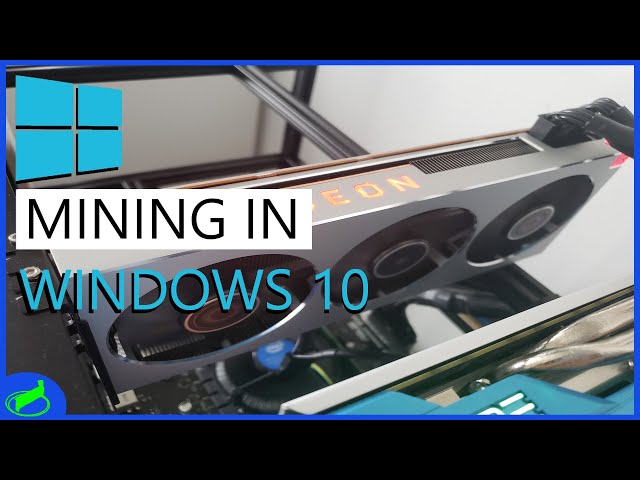 Install and configure Windows 10 for mining rig