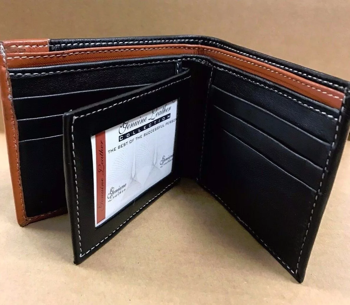 ID Stronghold | Men's Leather RFID Wallet 10 slot Bifold