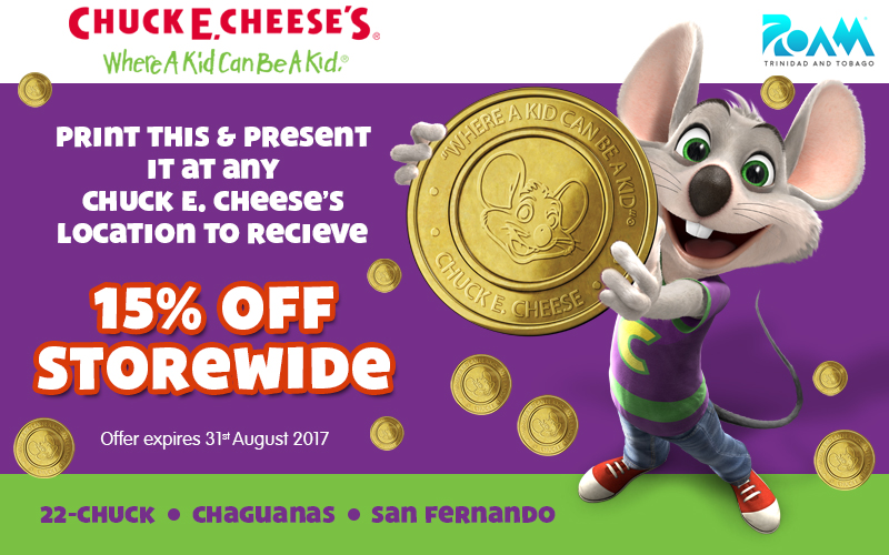 Chuck E Cheese's Trinidad and Tobago