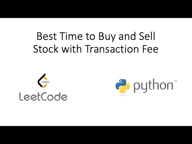 Maximum profit after buying and selling stocks with transaction fees - GeeksforGeeks