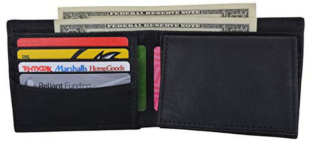 Men's Bifold Wallet with Removable Credit Card/ID Sleeve - Executive Gift Shoppe