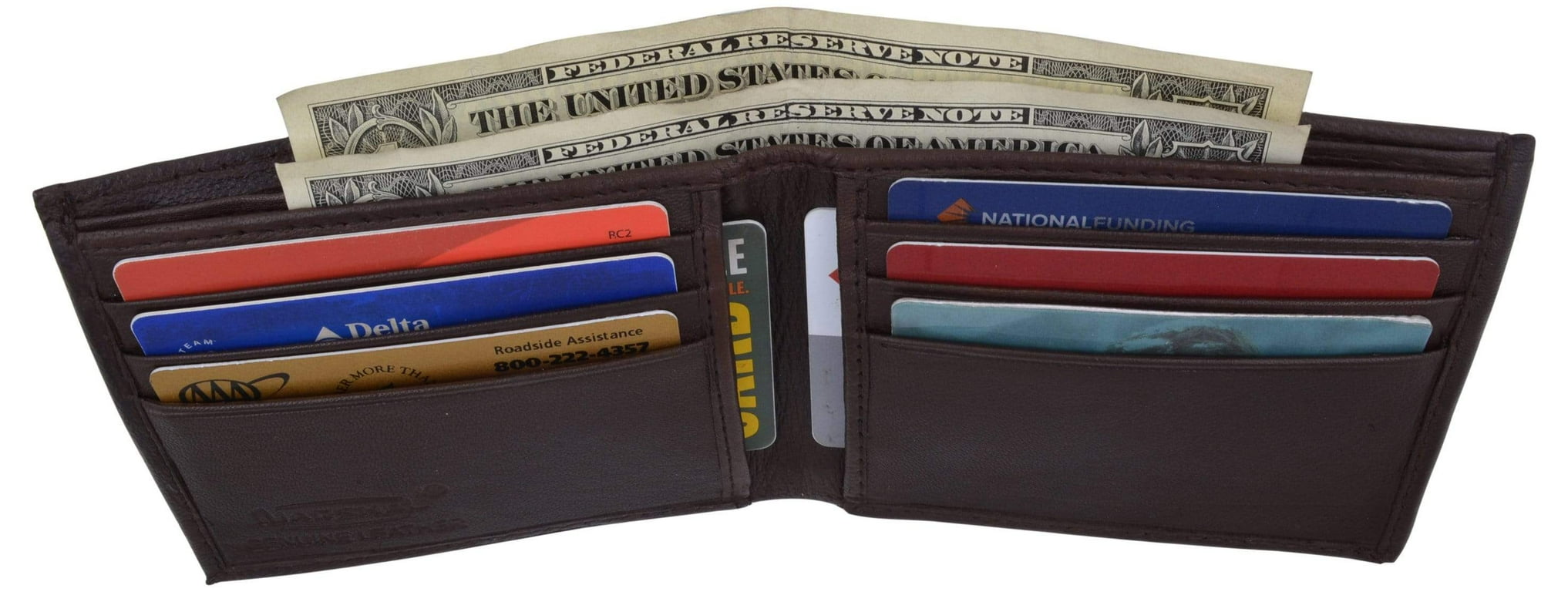 Men's Bifold Wallet with Pop Up ID Window - Executive Gift Shoppe