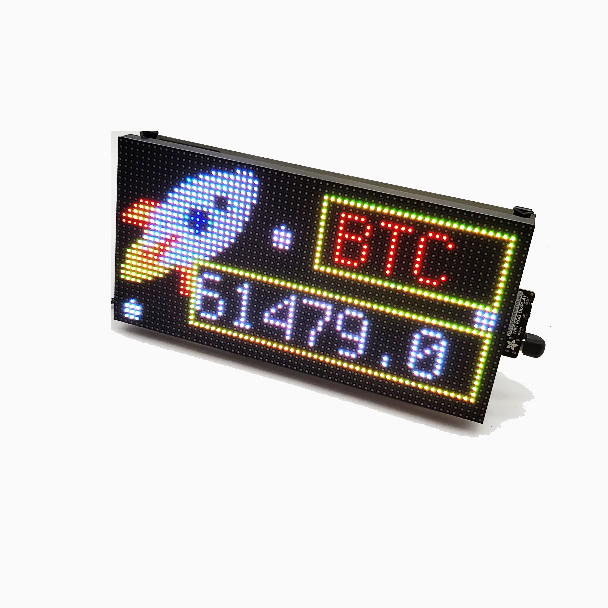 USB Wifi Bitcoin Price Ticker Screen