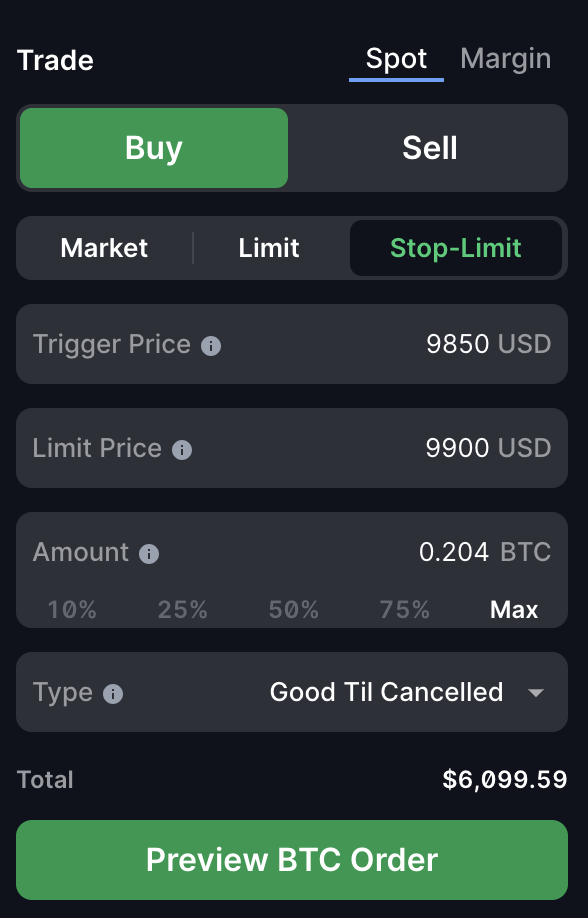 Crypto Order Types From Market to Limit