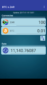 BTC to ZAR Converter | Bitcoin to South African Rand Exchange Rates