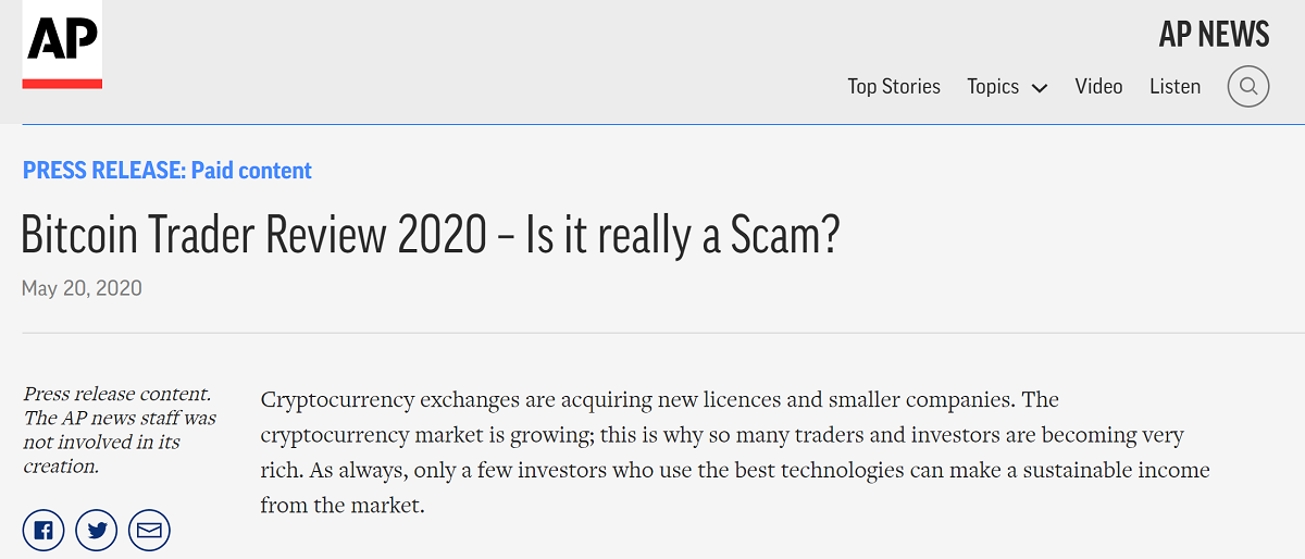 Is Bitcoin Trader a Scam? Read This Brutally Honest Review
