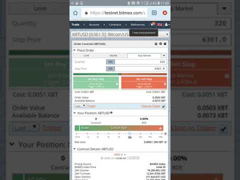 Risk and position size calculator for Bitmex-exchange