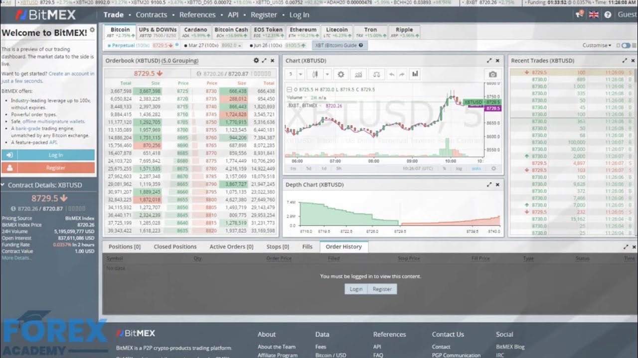 BitMEX Tutorial – cryptolog.fun