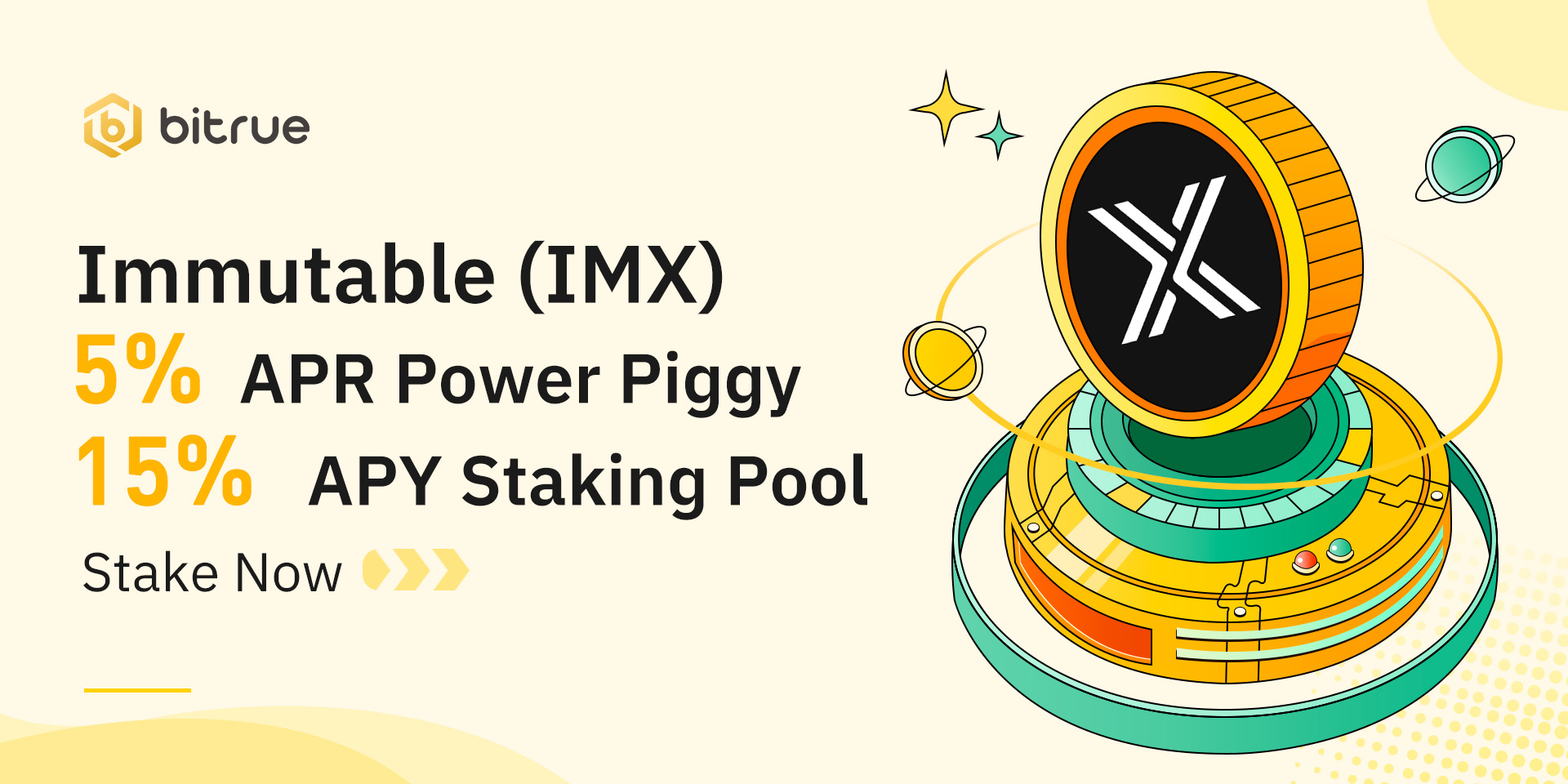 Earn Crypto Rewards | Flexiable Staking | Bitrue