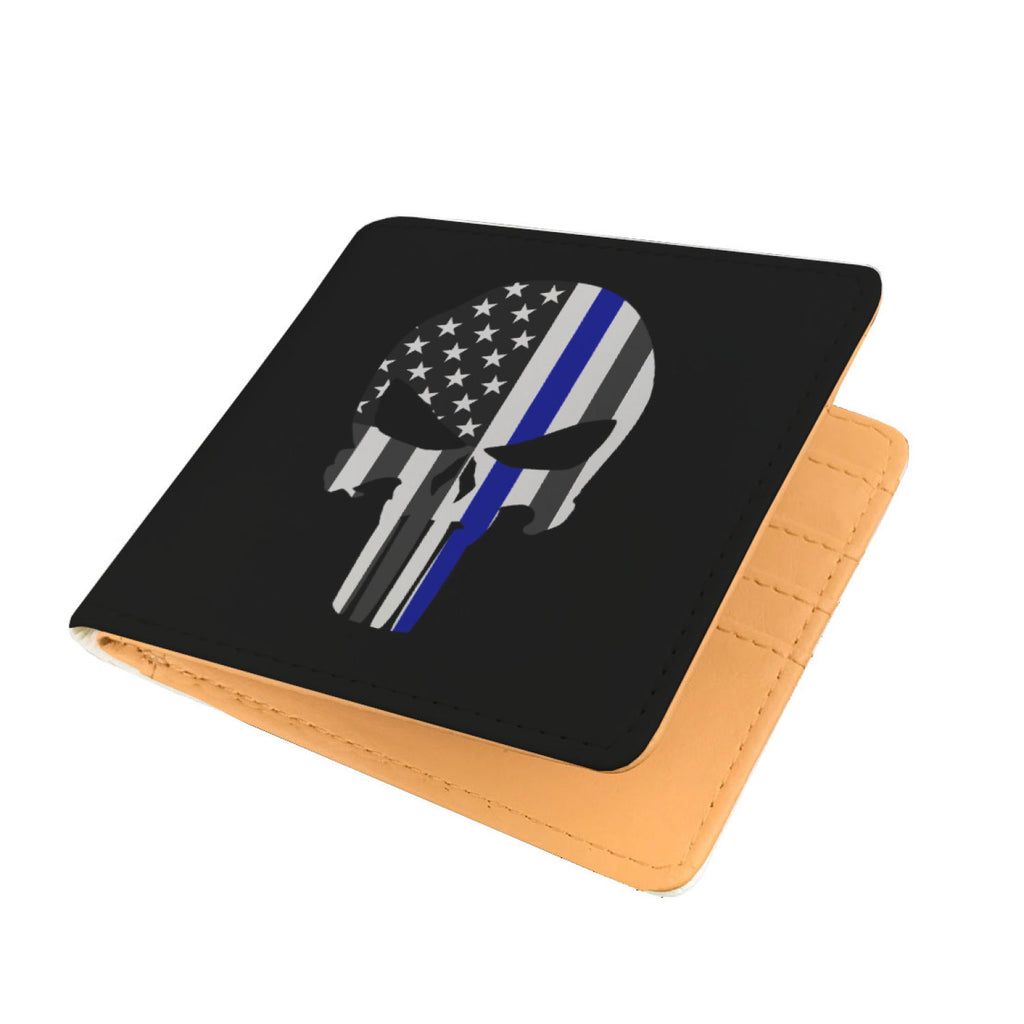 Titanium Money Clip 'Thin Blue Line' American Flag | HELL-BENT®