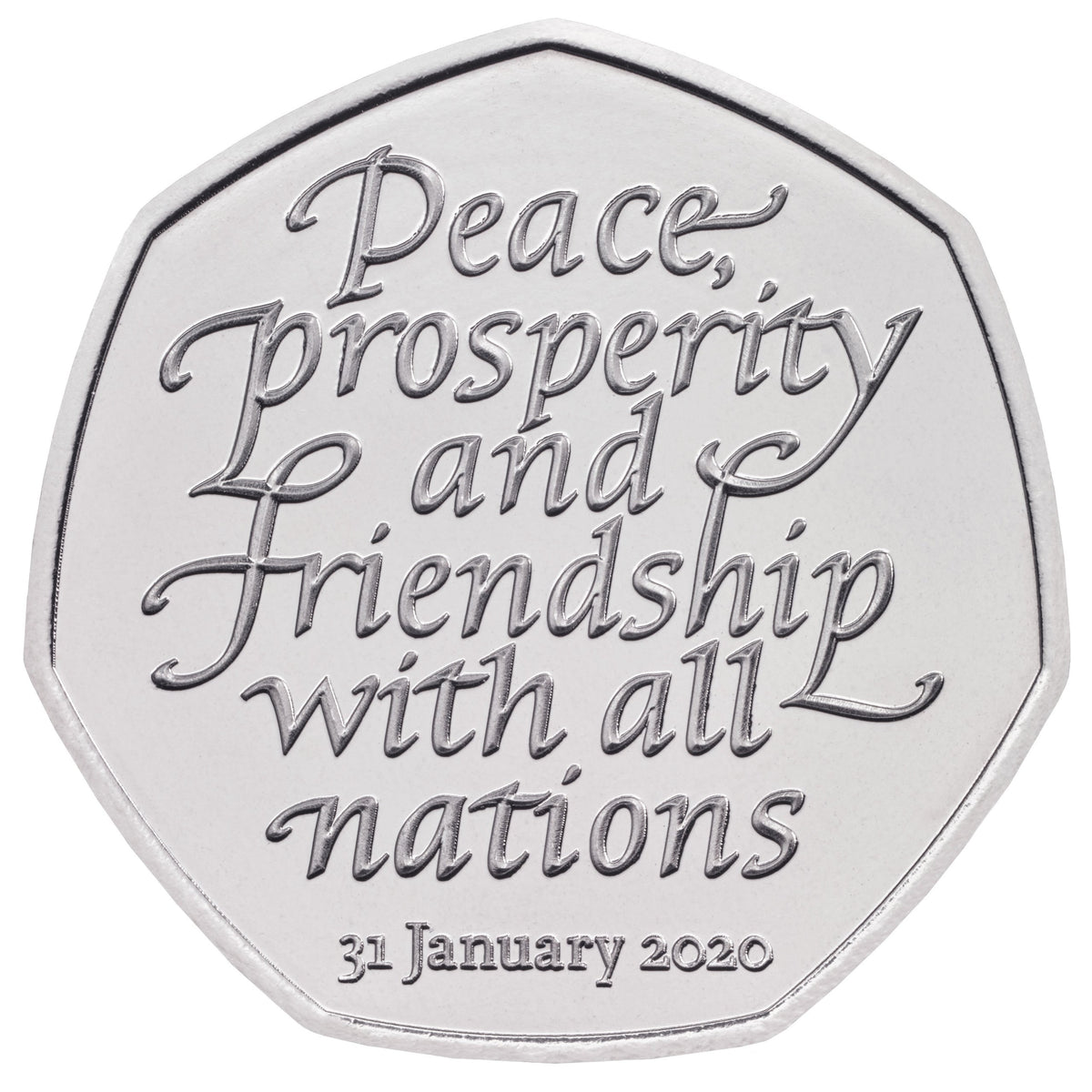 50p Brexit Silver Proof Coin - Presented by The Coin Company