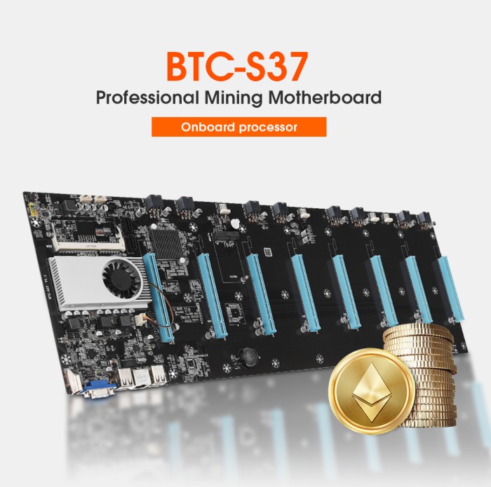 cryptolog.fun: ASRock H Pro BTC+ 13GPU Mining Motherboard Cryptocurrency : Electronics